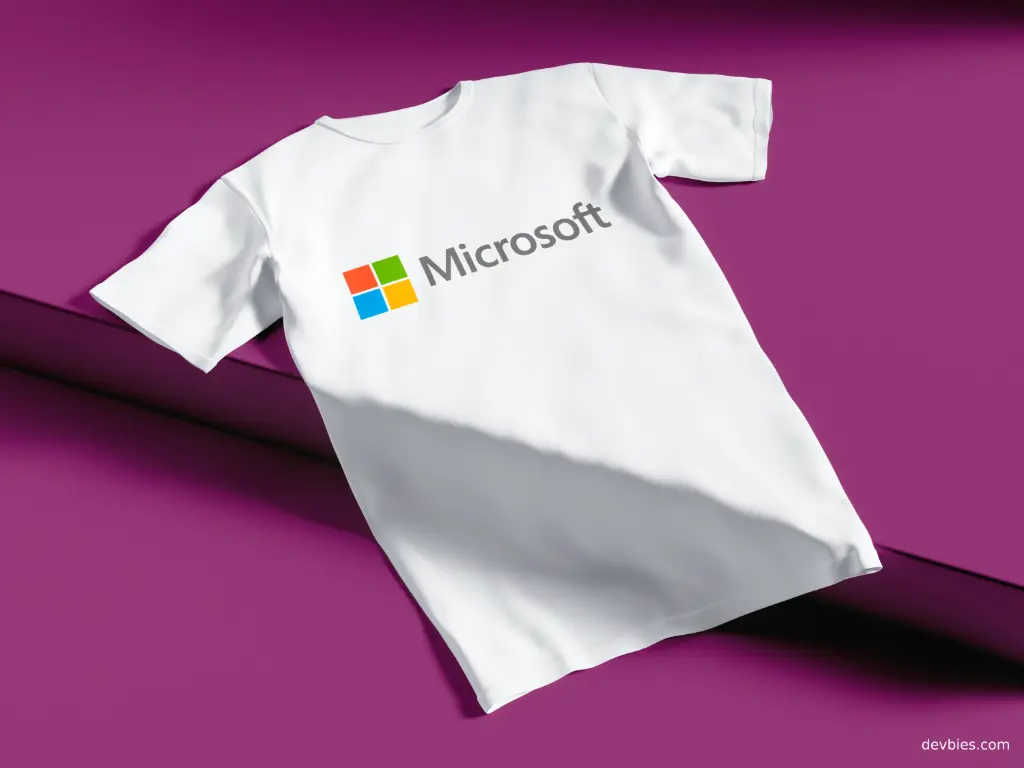 Microsoft T-shirt  (White, S)