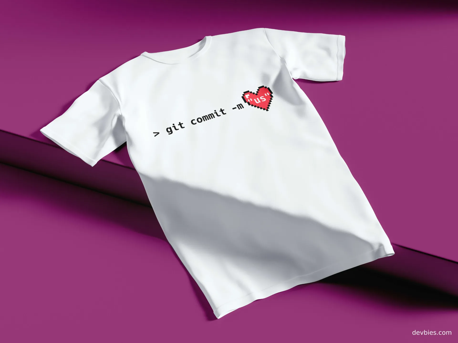 Git Commit: Valentine’s Edition T-shirt (S, Normal)