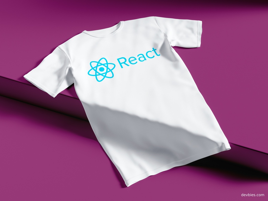 React T-shirt (White, S, Normal)